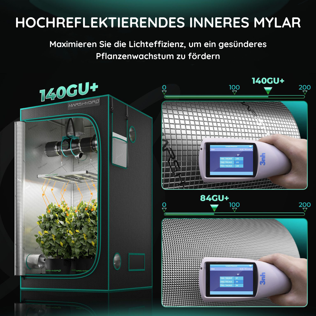 Marshydro TS600  Growkomplettset - 60cm x 60cm x 140cm