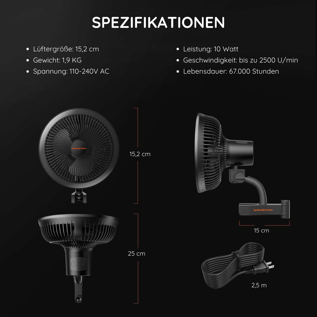 Spider Farmer SF2000 Growkomplettset - 60cm x 120cm x 180cm