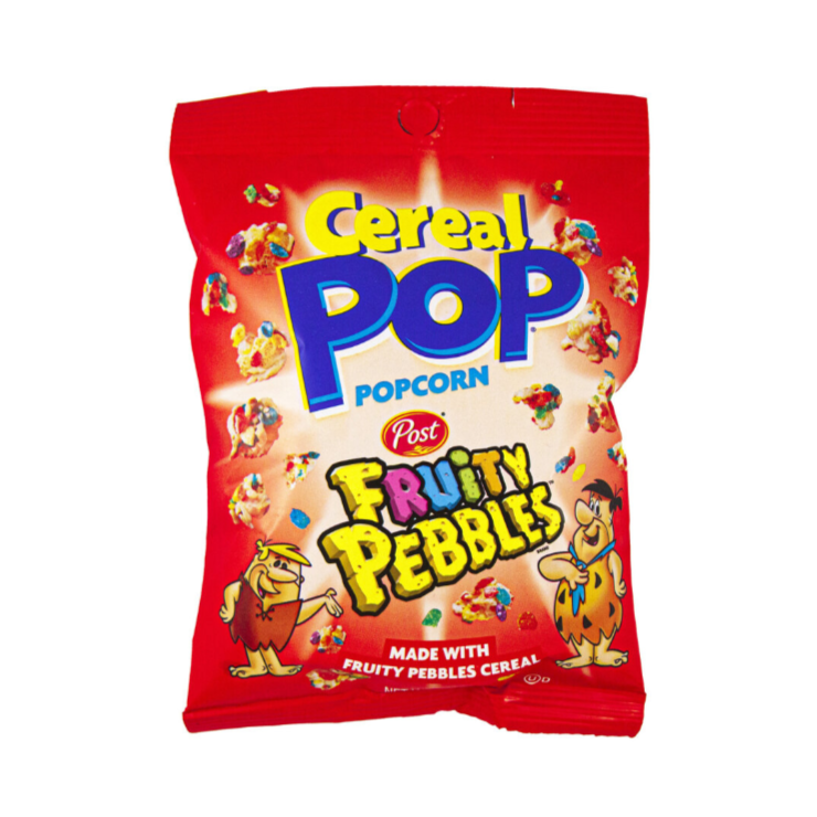 Cereal Pop Popcorn Fruity Pebbles 28g