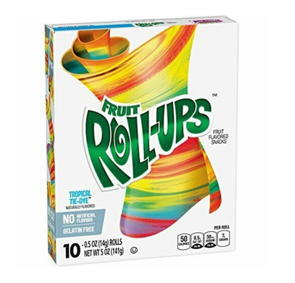Fruit Roll-Ups 141g Tropical Tie (10Stück)