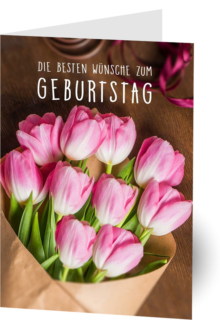 Goldkarte Geburtstag "roses" - (1g - 5g)