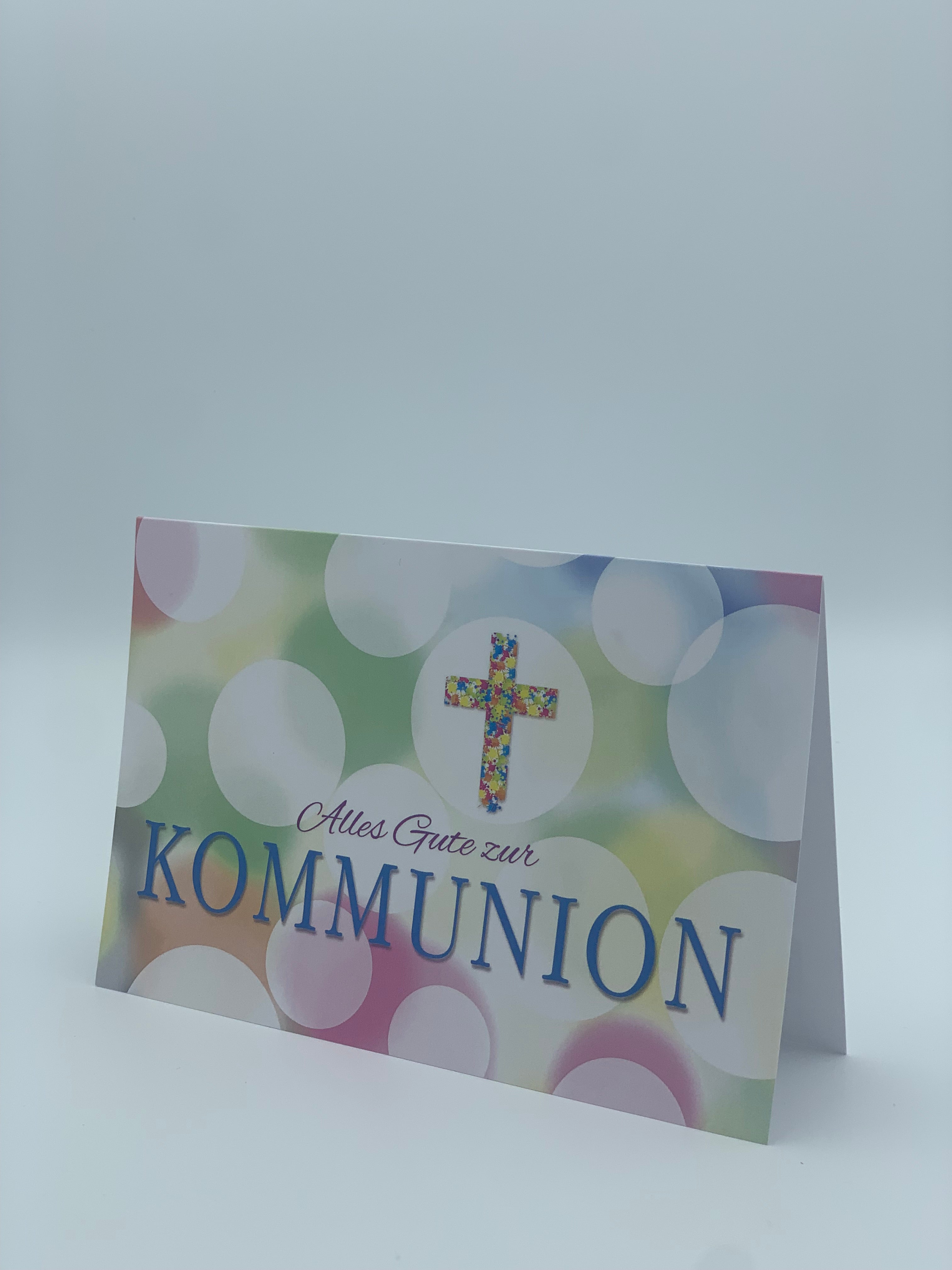 Goldkarte Kommunion "best wishes" - (1g - 5g)