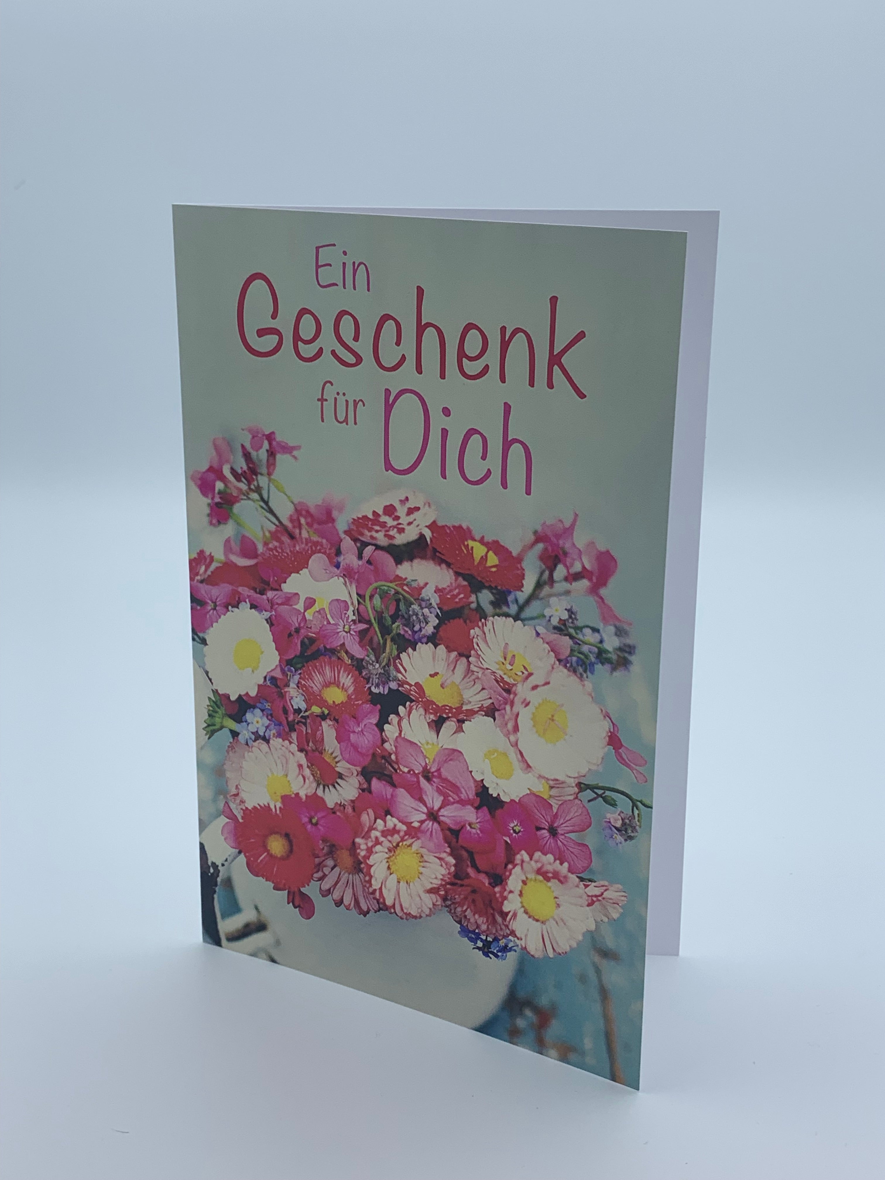 Goldkarte Liebe "bunch of flowers" - (1g - 5g)