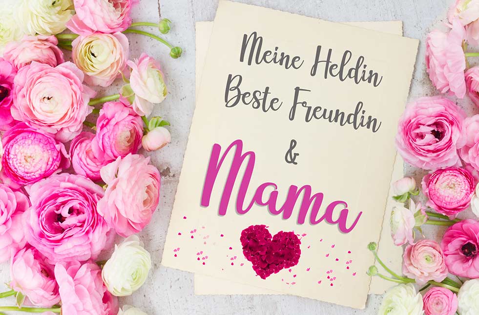 Goldkarte Muttertag "hero" - (1g - 5g)