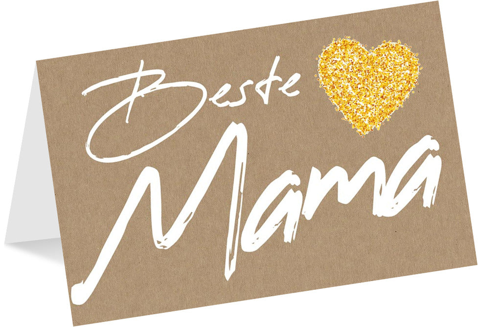Goldkarte Muttertag "bestmom" - (1g - 5g)