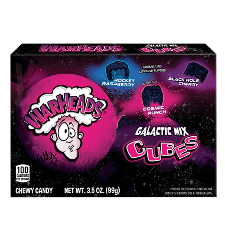 WarHeads Galactic Mix Cubes 99g