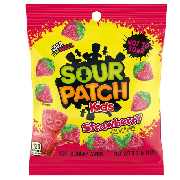 Sour Patch Strawberry 102g