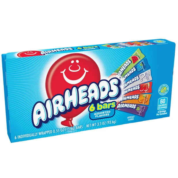 AirHeads 6 Bars 93g