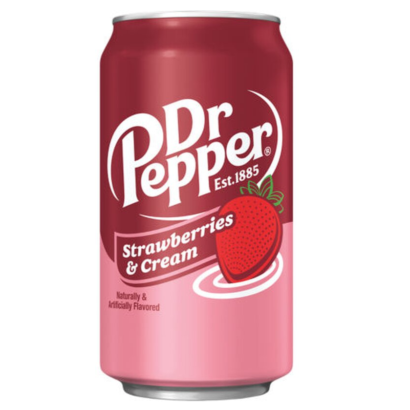 Dr Pepper Strawberries & Cream 355ml (USA)